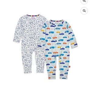 Magnetic Me Colorful Car and Tools Print Baby Onesies